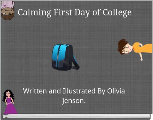 Front cover of 'Calming First Day of College' 