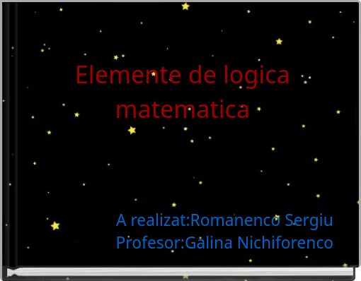 Elemente de logica matematica