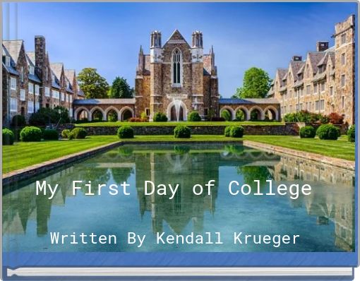 Front cover of 'My First Day of College' 