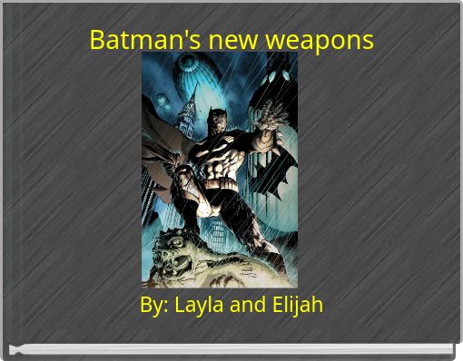 Front cover of 'Batman's new weapons' 