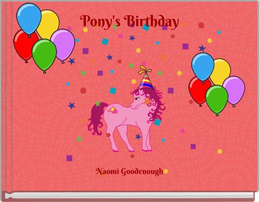 Front cover of 'Pony's Birthday' 