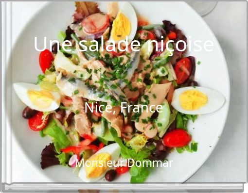 Front cover of 'Une salade niçoise Nice, France' 