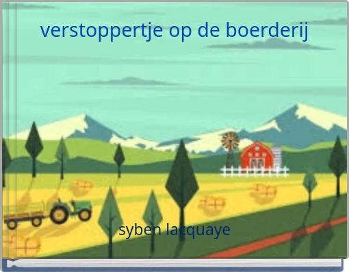 verstoppertje op de boerderij