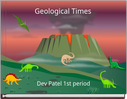 Front cover of 'Geological Times' 
