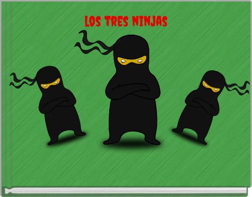 Front cover of 'los tres ninjas' 