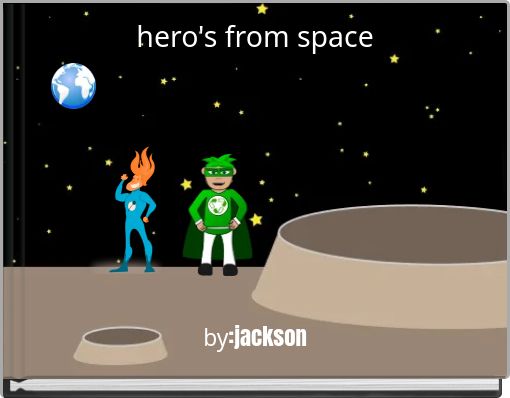 Front cover of 'hero's from space' 