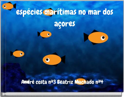 espécies marítimas no mar dos açores