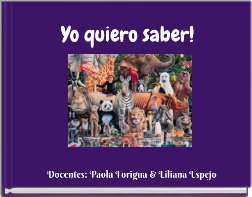 Book Cover for: Yo quiero saber!