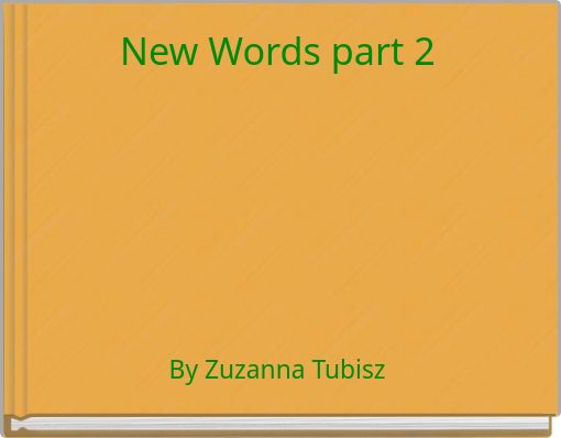 New Words part 2