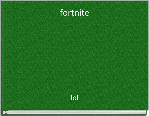 Front cover of 'fortnite' 