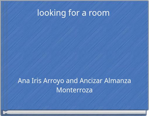 Front cover of 'looking for a room' 