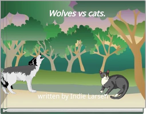 Front cover of 'Wolves vs cats.' 