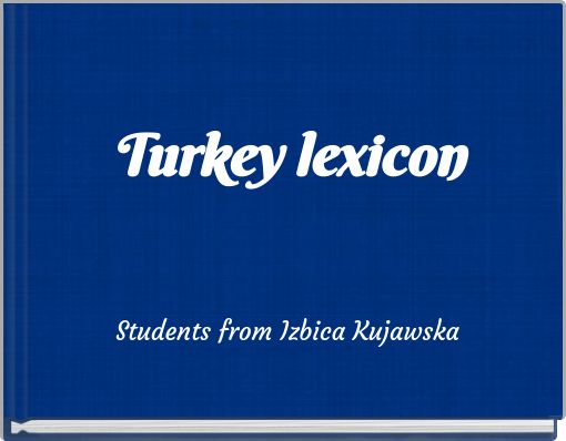 Turkey lexicon