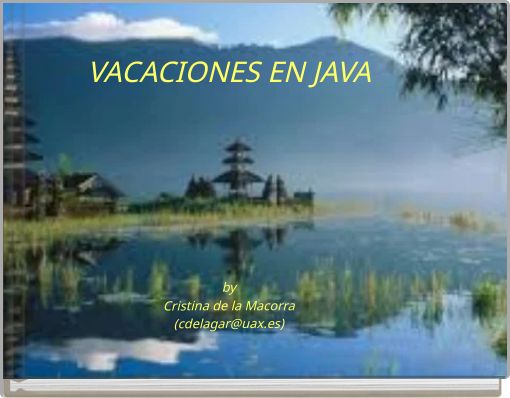 VACACIONES EN JAVA