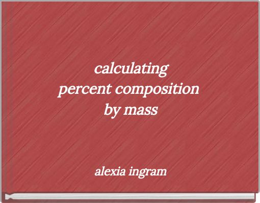 calculating percent composition by mass