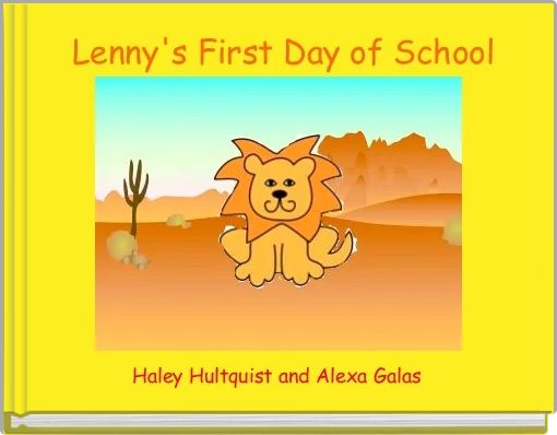 Front cover of ' Lenny's First Day of School' 