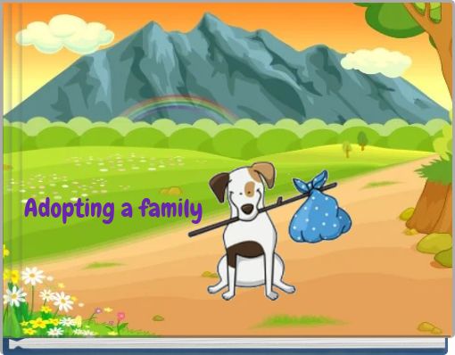 Front cover of 'Adopting a family' 
