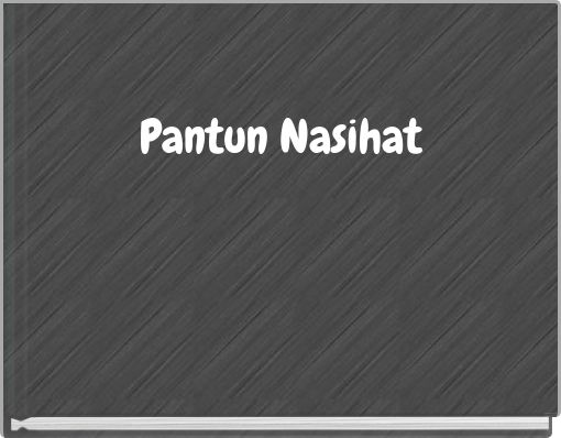 Front cover of 'Pantun Nasihat' 