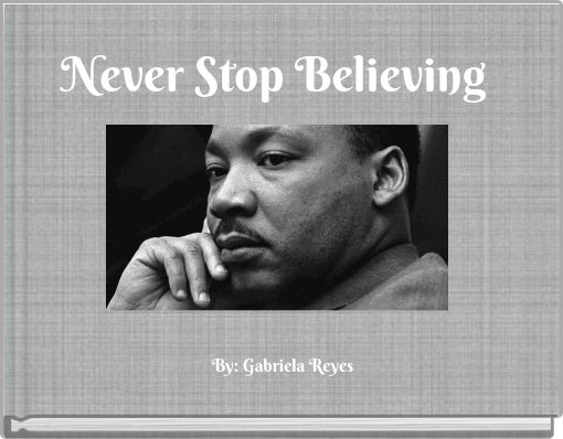 Front cover of 'Never Stop Believing' 