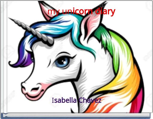 Front cover of 'my unicorn diary' 