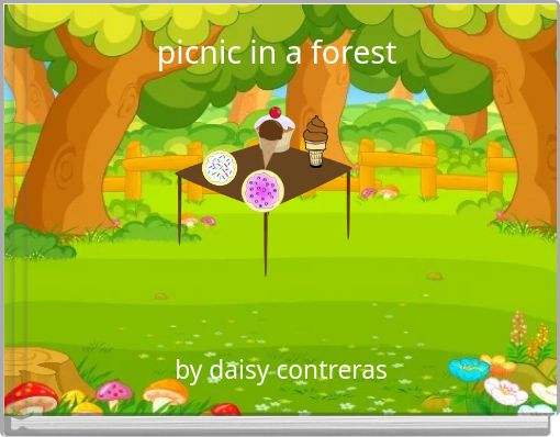 Front cover of 'picnic in a forest' 