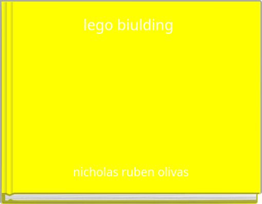 Book Cover for: lego biulding
