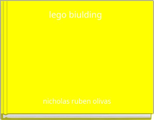 Book Cover for: lego biulding