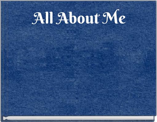 Front cover of 'All About Me' 