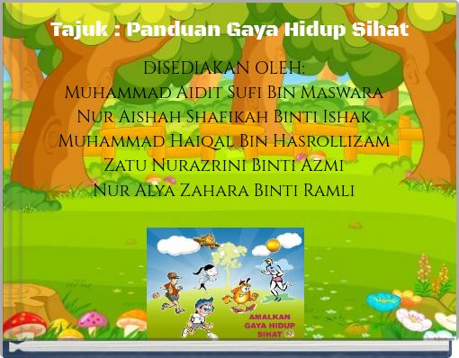 Front cover of 'Tajuk : Panduan Gaya Hidup Sihat' 