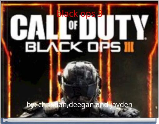 Front cover of 'black ops 3' 
