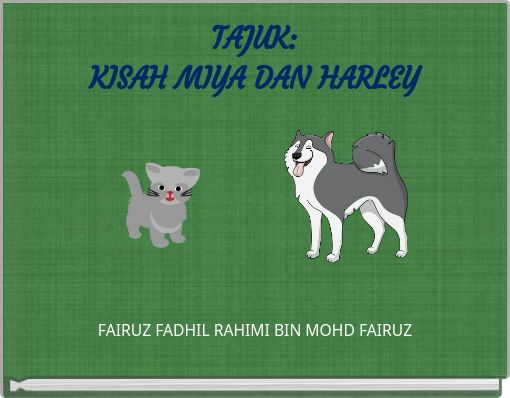 Front cover of 'TAJUK: KISAH MIYA DAN HARLEY' 