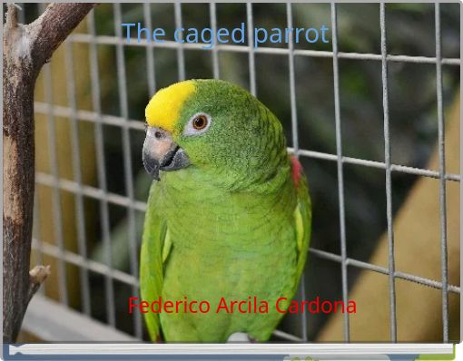 Front cover of 'The caged parrot' 