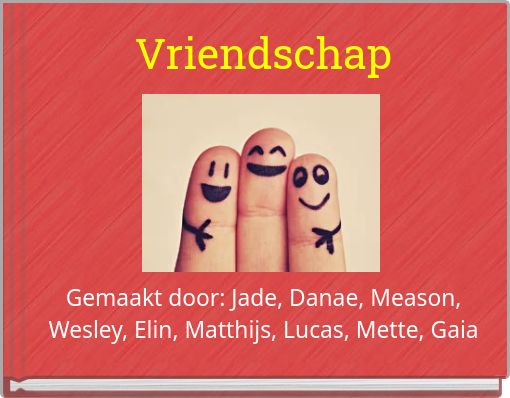Front cover of 'Vriendschap' 