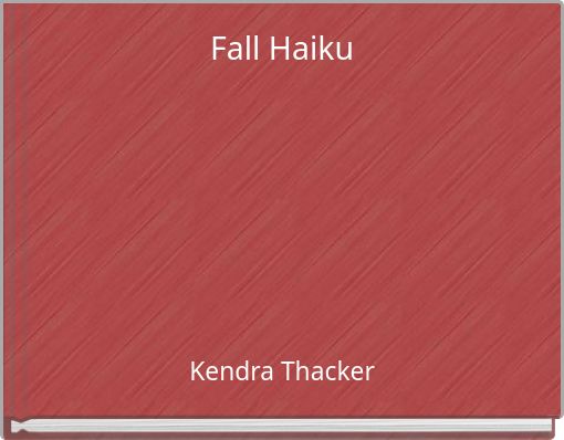 Front cover of 'Fall Haiku' 