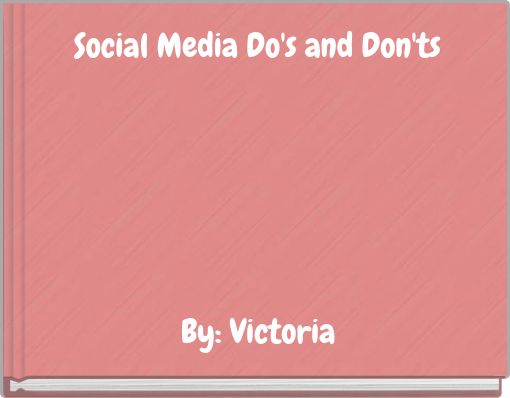 Front cover of 'Social Media Do's and Don'ts' 