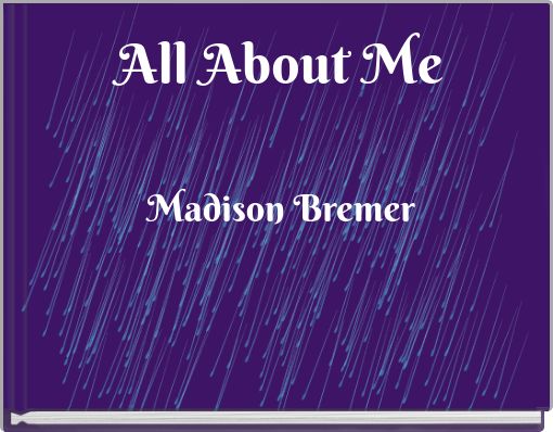 Front cover of 'All About Me' 