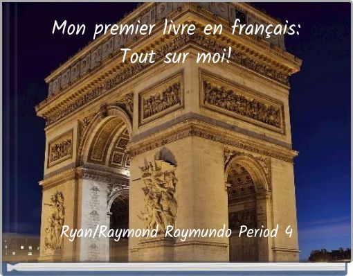 Mon premier livre en français: Tout sur moi!