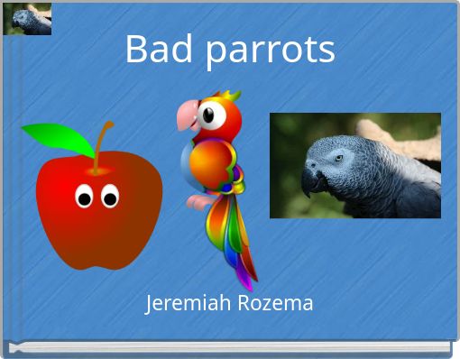 Front cover of 'Bad parrots' 