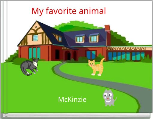 Front cover of 'My favorite animal' 