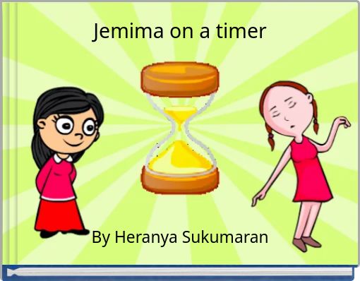 Front cover of 'Jemima on a timer' 