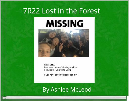 Front cover of '7R22 Lost in the Forest' 