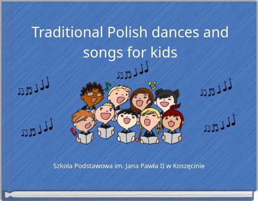 Front cover of 'Traditional Polish dances and songs for kids' 