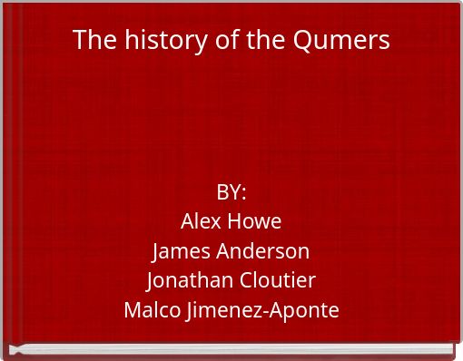 Book Cover for: The history of the Qumers