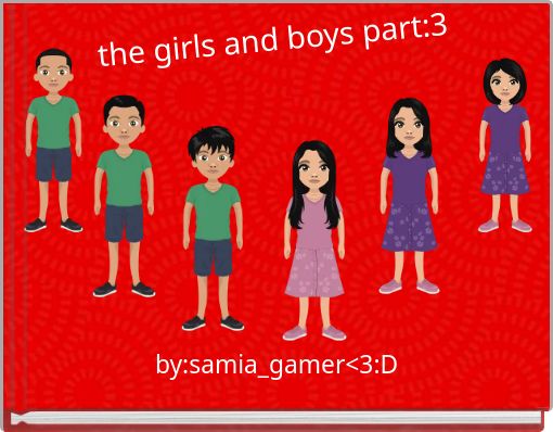 Front cover of 'the girls and boys part:3' 