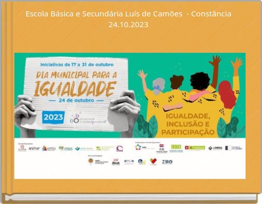 Front cover of 'Escola Básica e Secundária Luís de Camões - Constância 24.10.2023' 