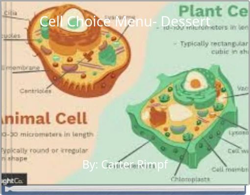 Cell Choice Menu- Dessert