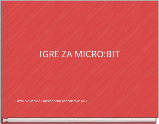 IGRE ZA MICRO:BIT