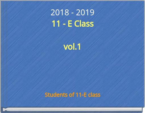 Front cover of '2018 - 201911 - E Classvol.1' 