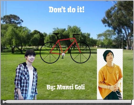 Front cover of 'Don't do it!' 