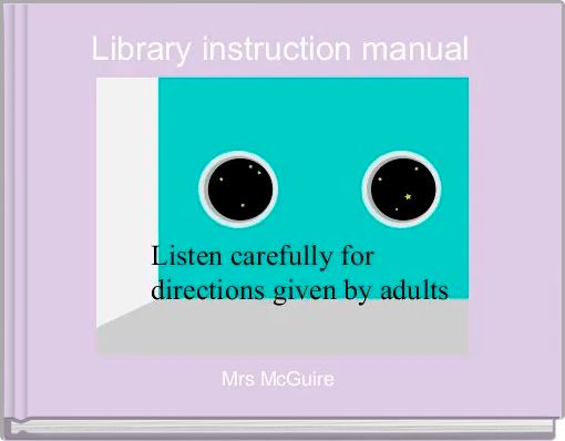 Library instruction manual 